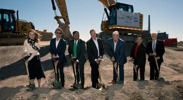 Photo of the groundbreaking ceremony