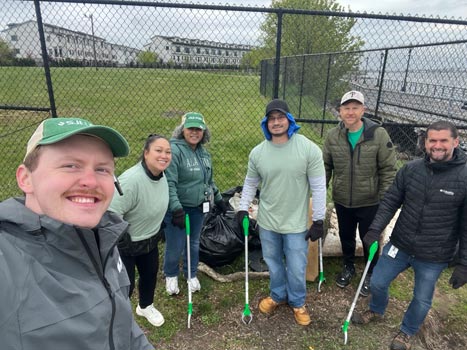 Photo of Green Team members